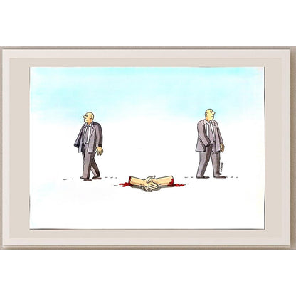 Lubomir Kotrha 29x21cm Orijinal Karikatür BOD04147