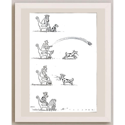 Ali Divandari 29x21cm Orijinal Karikatür BOD04157