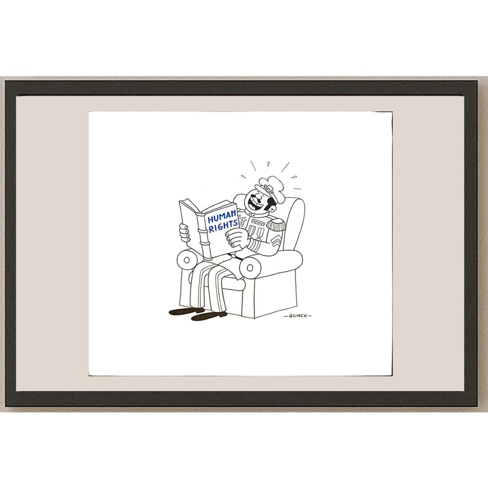 Danny De Haes 27x24cm Orijinal Karikatür BOD04165