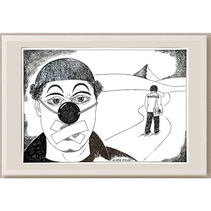 Oliver Solga 29x21cm Orijinal Karikatür BOD04166