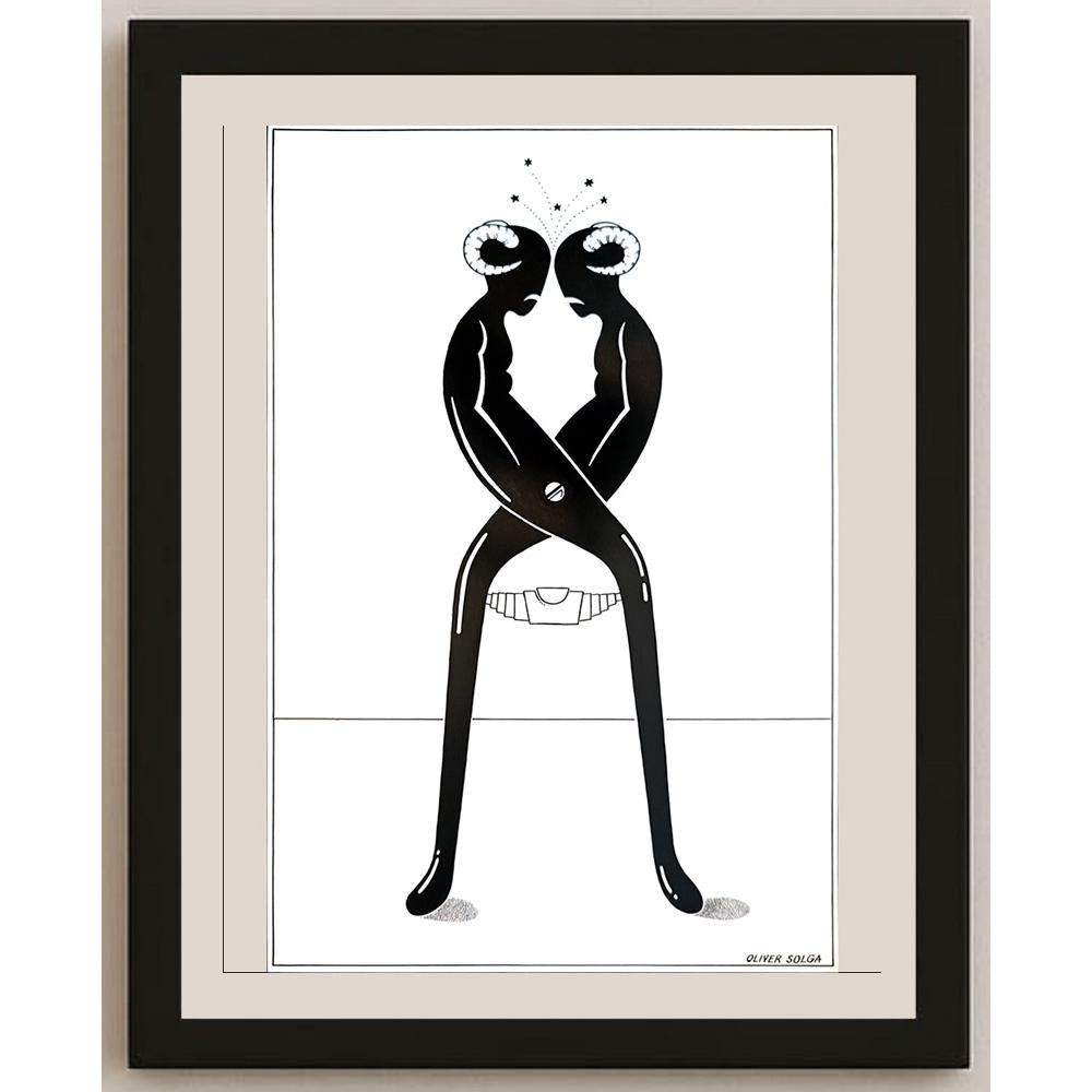 Oliver Solga 29x21cm Orijinal Karikatür BOD04167
