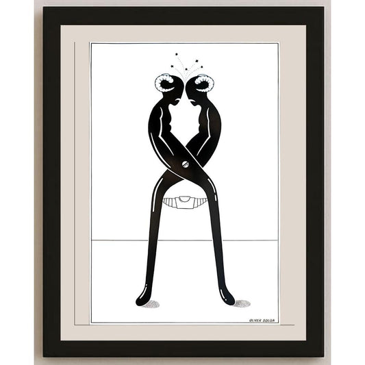 Oliver Solga 29x21cm Orijinal Karikatür BOD04167