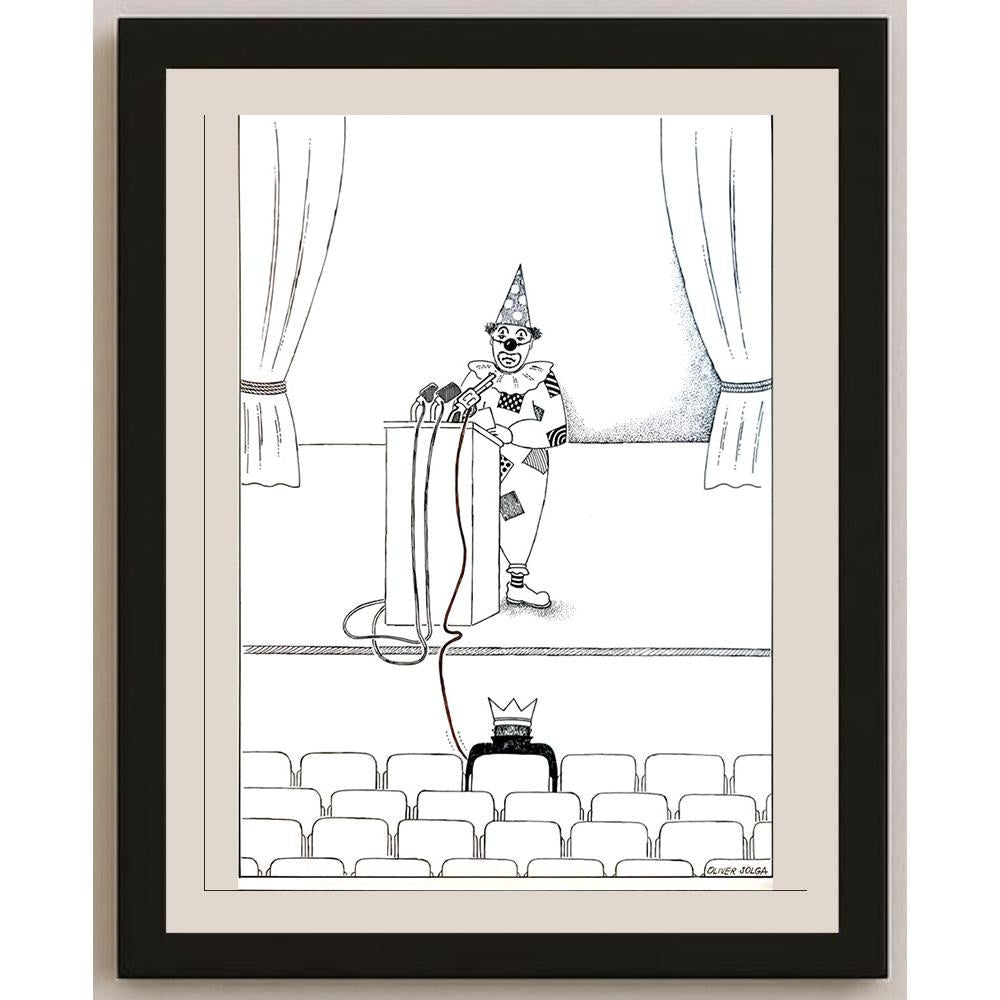 Oliver Solga 29x21cm Orijinal Karikatür BOD04169