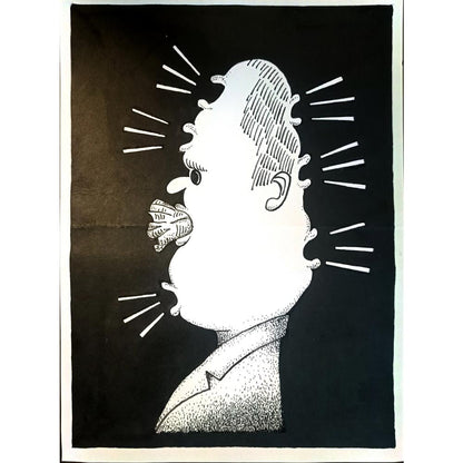 Xu Xiao 29x21cm Orijinal Karikatür BOD04178