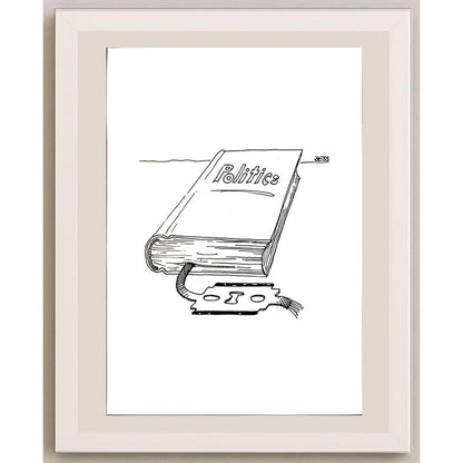 Winfried Besslich 29x21cm Orijinal Karikatür BOD04179