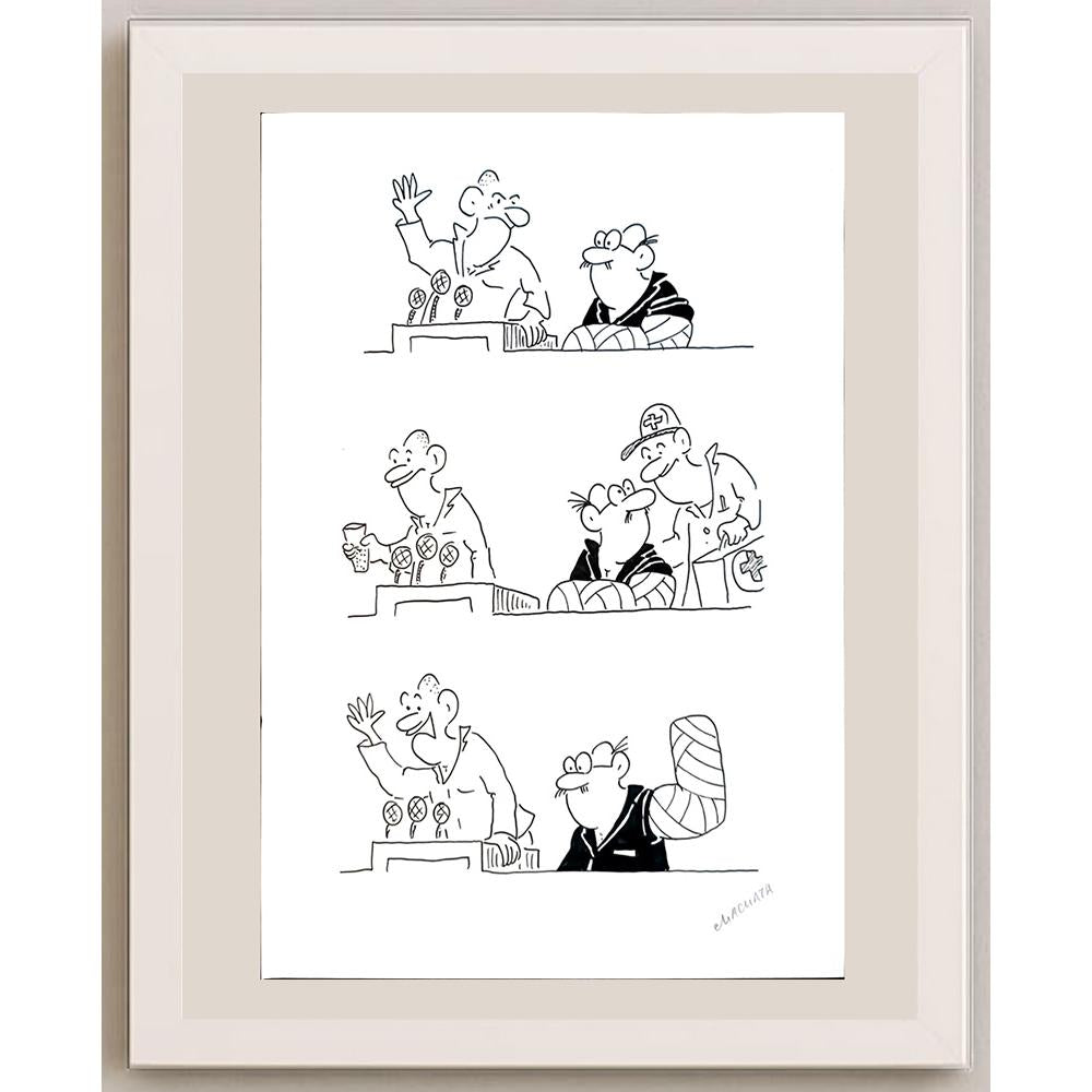 Radek Machata 29x21cm Orijinal Karikatür BOD04180