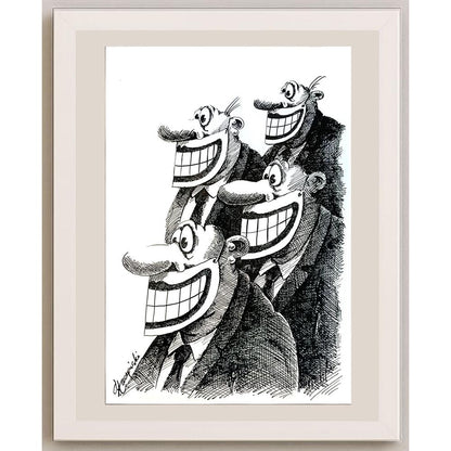 Slawomir Luczynski 29x21cm Orijinal Karikatür BOD04181