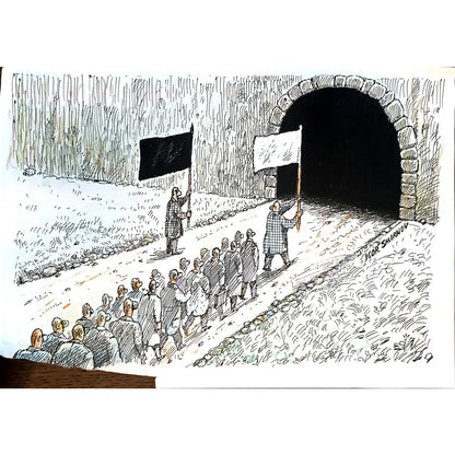Igor Smirnov 29x21cm Orijinal Karikatür BOD04187