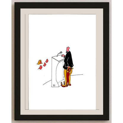 Tomas Trunecek 29x21cm Orijinal Karikatür BOD04216