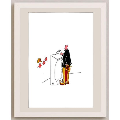 Tomas Trunecek 29x21cm Orijinal Karikatür BOD04216
