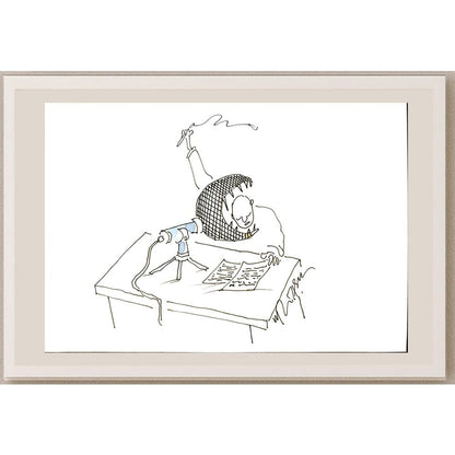 Gheorghita Ghinea Uriasu 21x15cm Orijinal Karikatür BOD04219