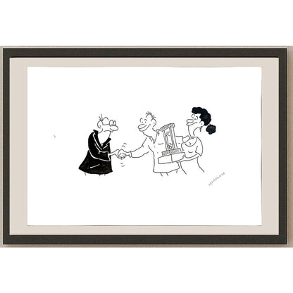 Radek Machata 29x21cm Orijinal Karikatür BOD04220
