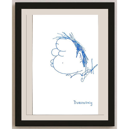 Olexander Dubovskyi 18x12cm Orijinal Karikatür BOD04223