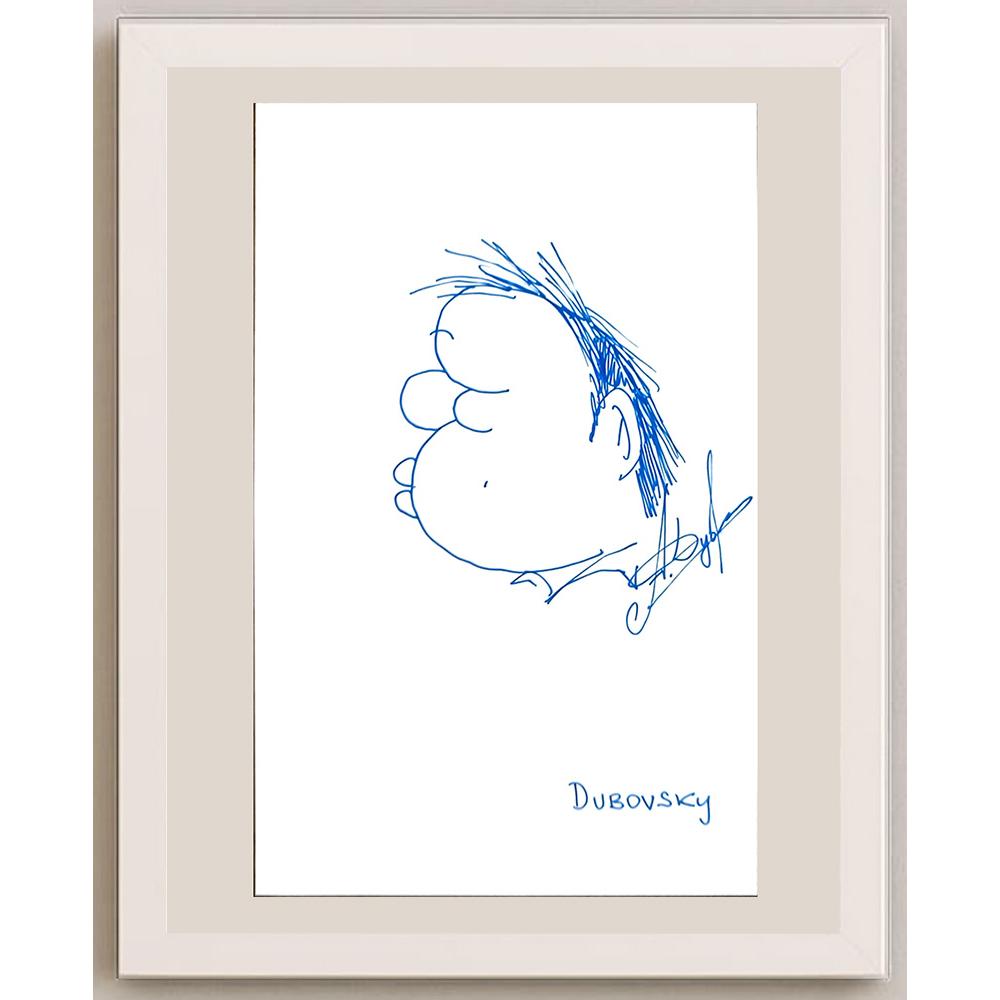 Olexander Dubovskyi 18x12cm Orijinal Karikatür BOD04223