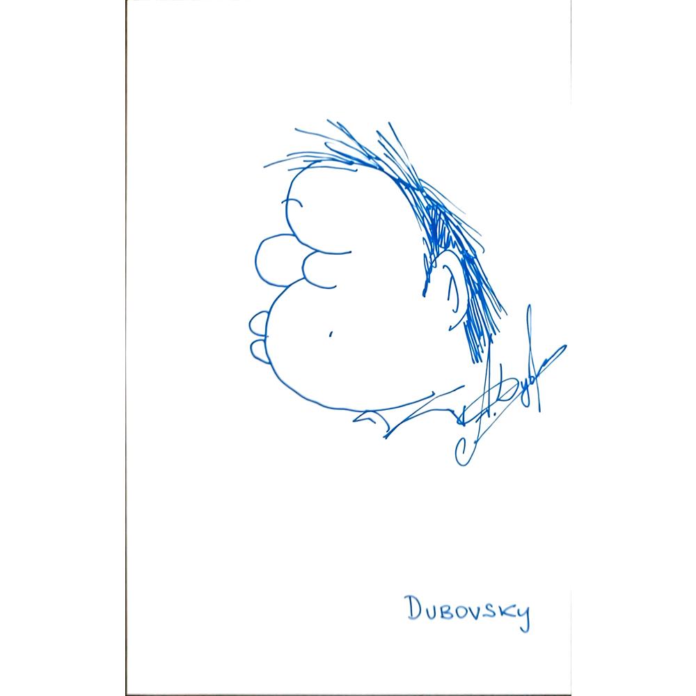 Olexander Dubovskyi 18x12cm Orijinal Karikatür BOD04223