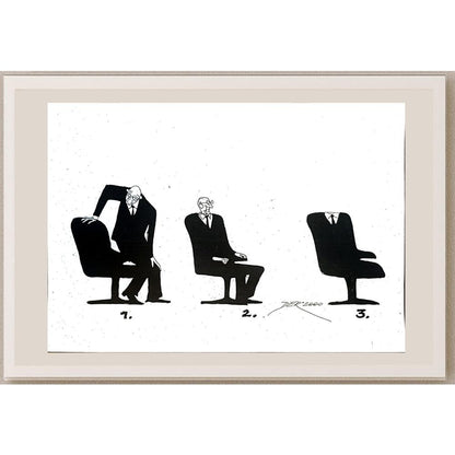 Oleg Dergatchov 29x21cm Orijinal Karikatür BOD04226