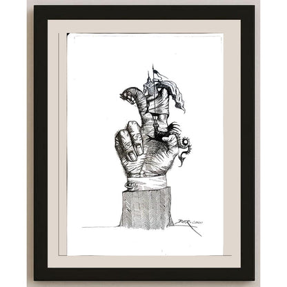 Oleg Dergatchov 29x21cm Orijinal Karikatür BOD04228