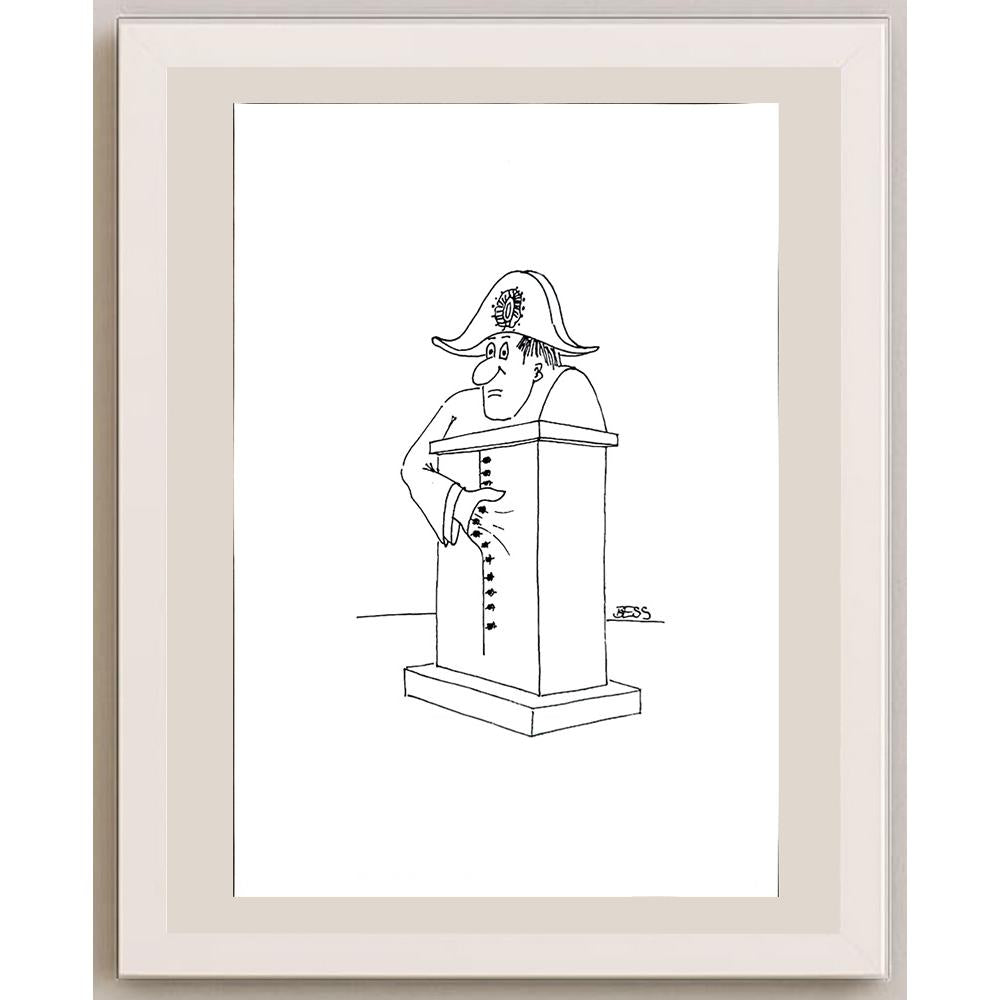 Winfried Besslich 29x21cm Orijinal Karikatür BOD04232