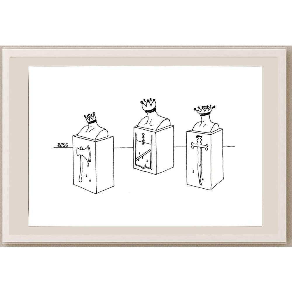 Winfried Besslich 29x21cm Orijinal Karikatür BOD04233