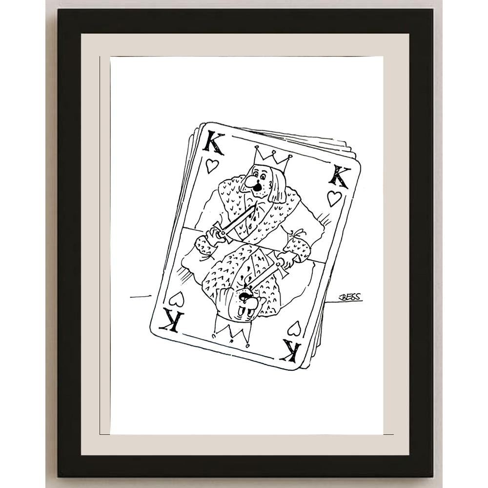 Winfried Besslich 29x21cm Orijinal Karikatür BOD04234