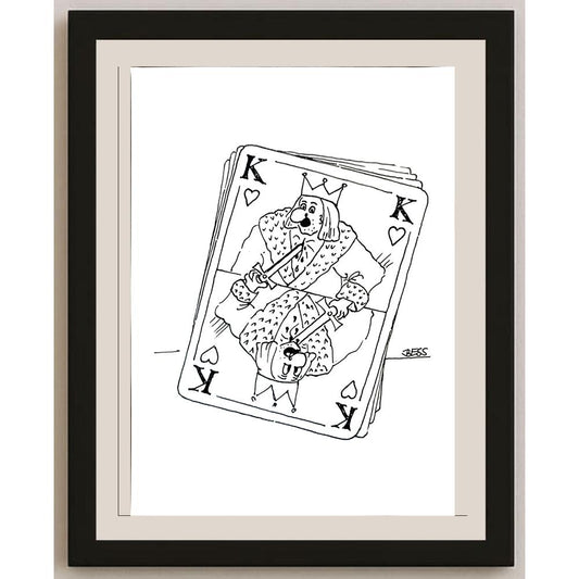 Winfried Besslich 29x21cm Orijinal Karikatür BOD04234