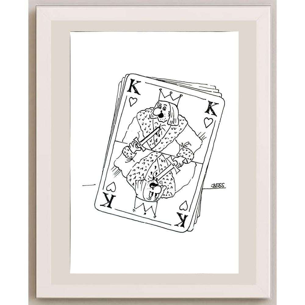Winfried Besslich 29x21cm Orijinal Karikatür BOD04234