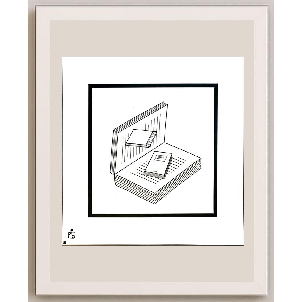 Mehdi Zarnoosheh Farahani 20x20cm Orijinal Karikatür BOD04240