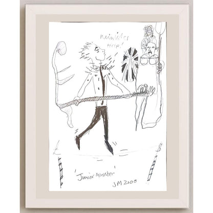 S M 29x21cm Orijinal Karikatür BOD04252