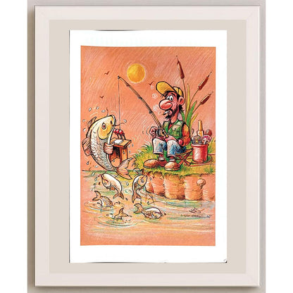 Liviu Pencea 29x21cm Orijinal Karikatür BOD04261