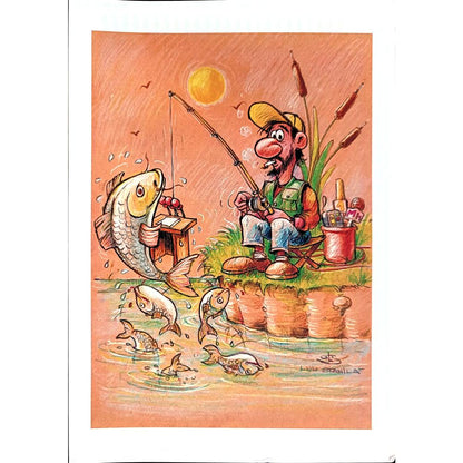 Liviu Pencea 29x21cm Orijinal Karikatür BOD04261