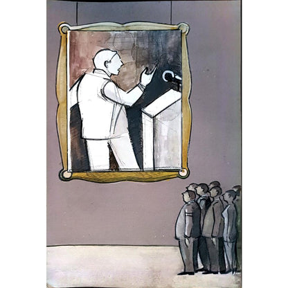 Padurean Florin Aron 29x21cm Orijinal Karikatür BOD04262