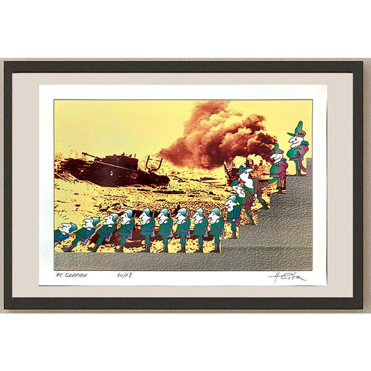 Horia Crisan 29x21cm Orijinal Karikatür BOD04265