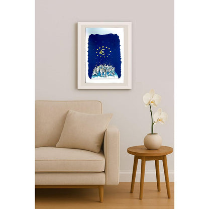 Wolfgang Schlegel 29x21cm Orijinal Karikatür BOD04266