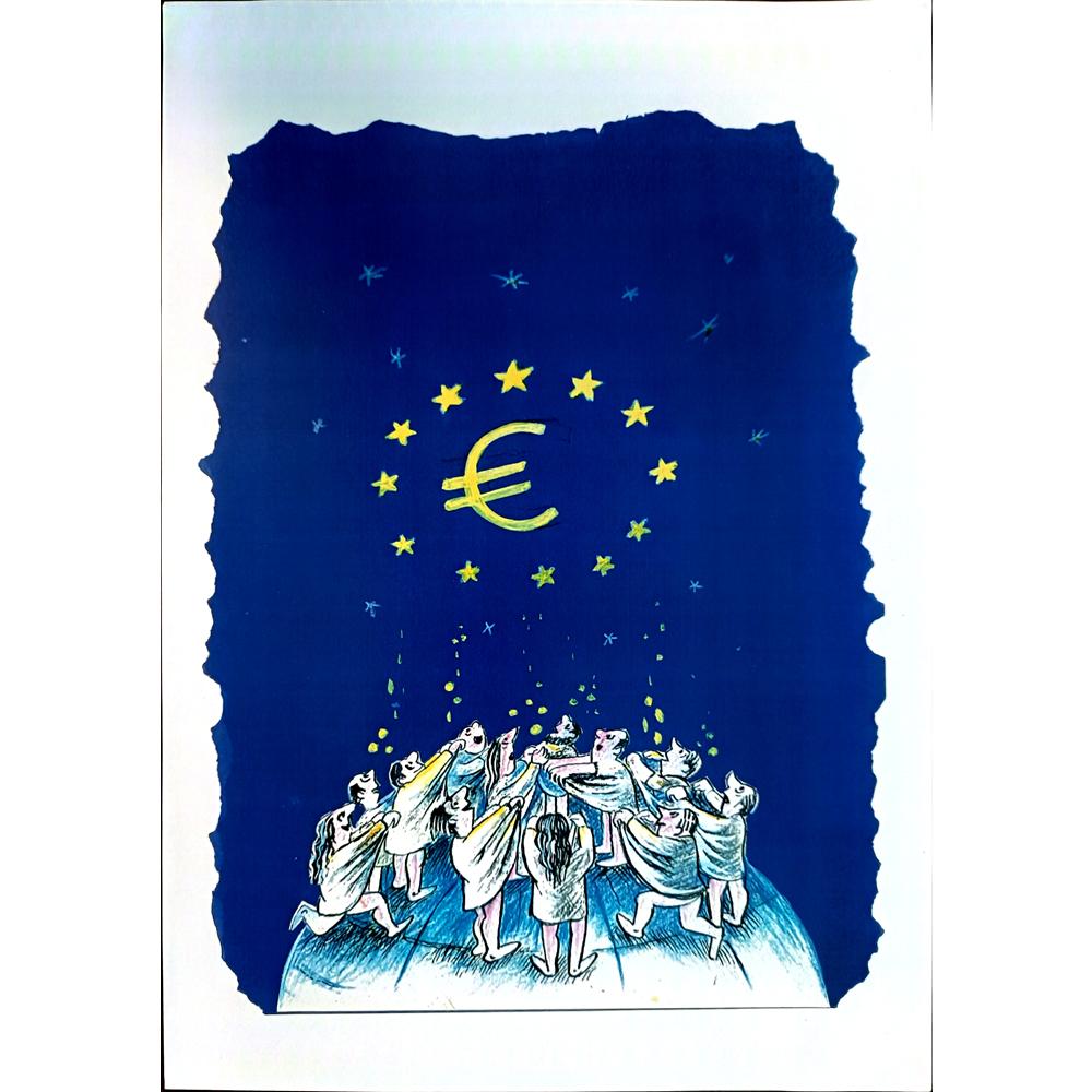 Wolfgang Schlegel 29x21cm Orijinal Karikatür BOD04266