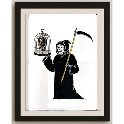 Wang Zhu Hua 29x21cm Orijinal Karikatür BOD04268