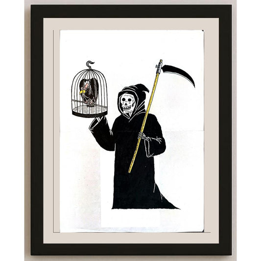 Wang Zhu Hua 29x21cm Orijinal Karikatür BOD04268