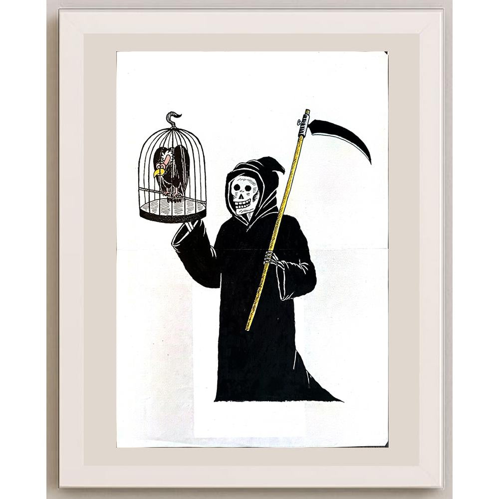 Wang Zhu Hua 29x21cm Orijinal Karikatür BOD04268