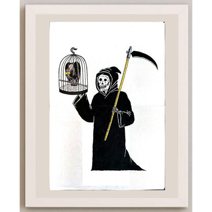 Wang Zhu Hua 29x21cm Orijinal Karikatür BOD04268