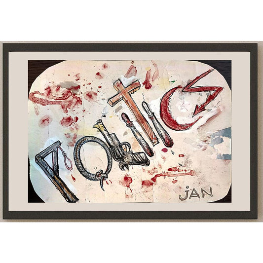 Ali Jan 29x21cm Orijinal Karikatür BOD04271