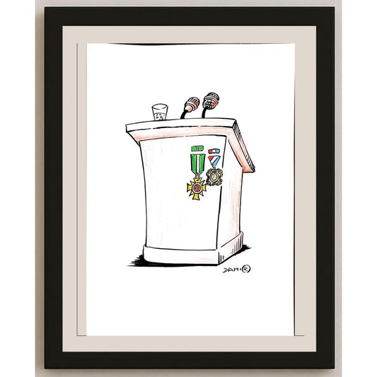Damir Novak 29x21cm Orijinal Karikatür BOD04272