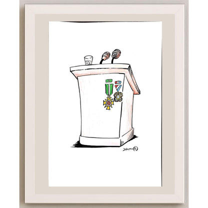 Damir Novak 29x21cm Orijinal Karikatür BOD04272