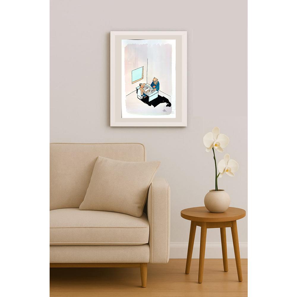 Erico Junqueira 29x21cm Orijinal Karikatür BOD04273