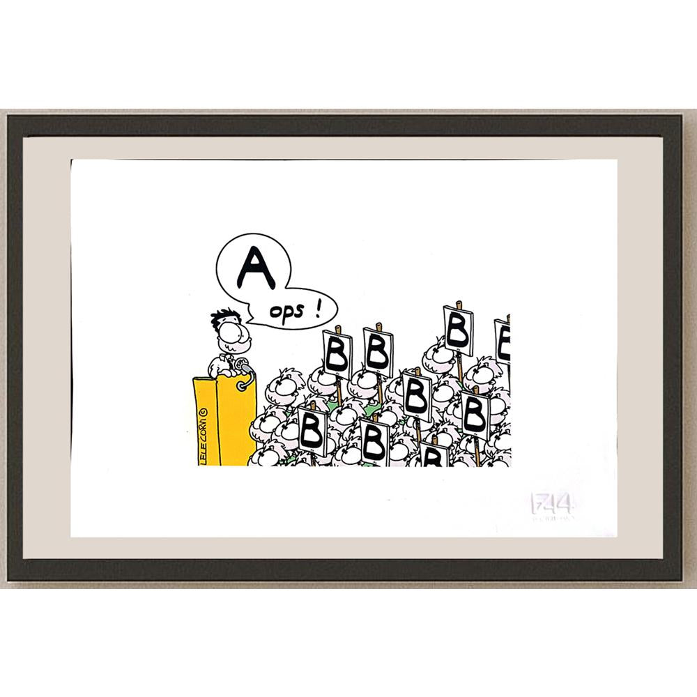 Gabriele Corvi 33x23cm Orijinal Karikatür BOD04277