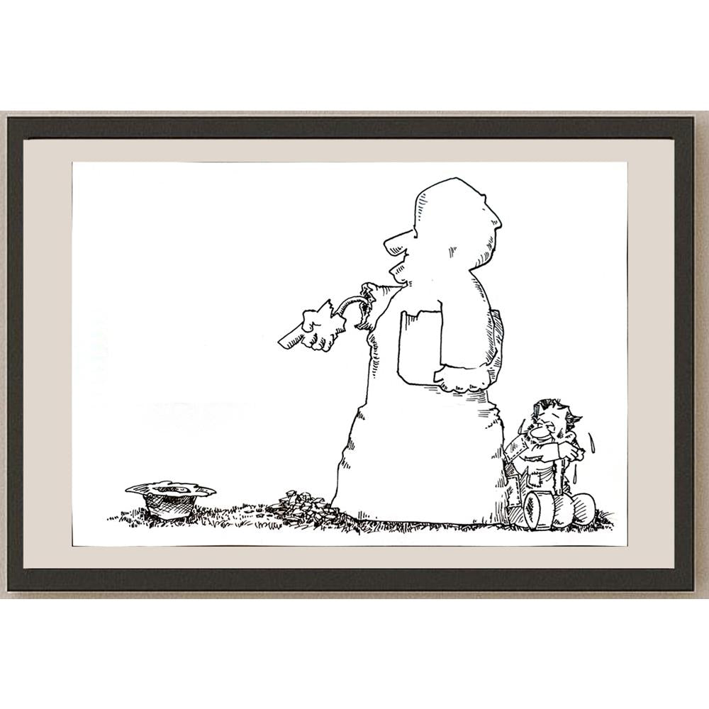 Xiao Cheng Sen 29x21cm Orijinal Karikatür BOD04278