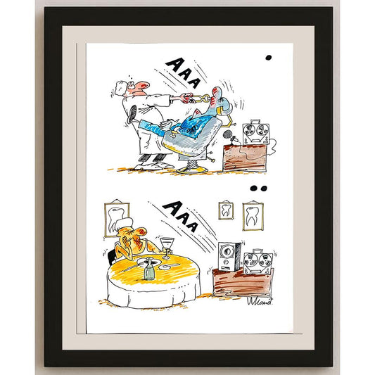 Valery Momot 29x21cm Orijinal Karikatür BOD04283