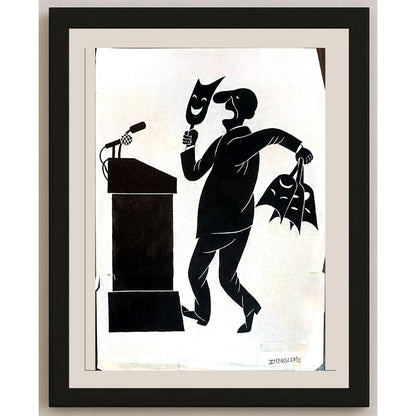 Limin Zheng 29x21cm Orijinal Karikatür BOD04286