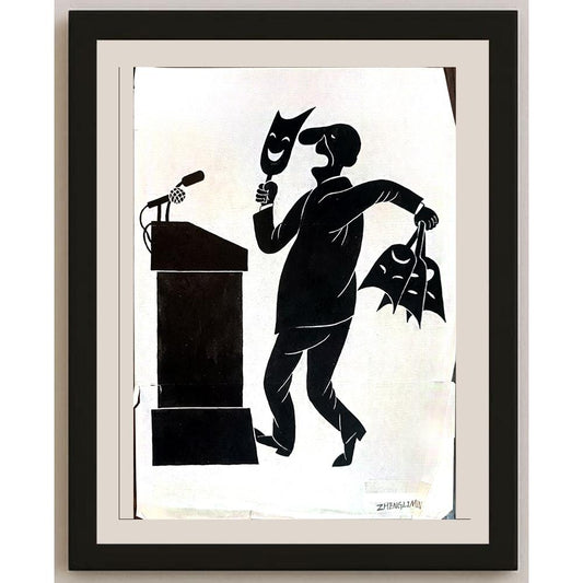 Limin Zheng 29x21cm Orijinal Karikatür BOD04286