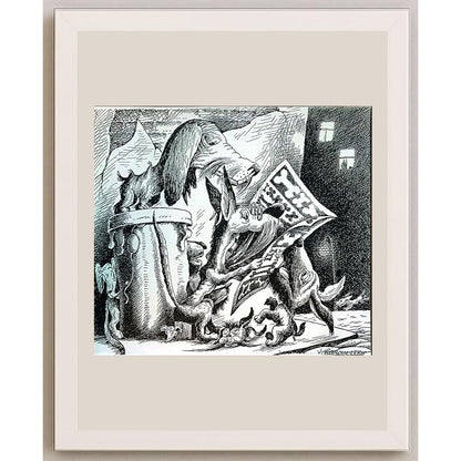 Vladimir Kazanevsky 23x20cm Orijinal Karikatür BOD04291