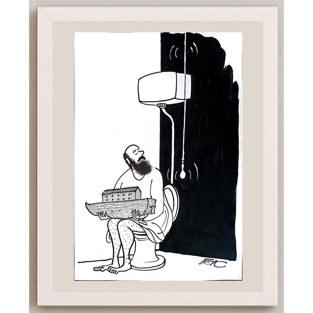 Frantisek Kratochvil 29x21cm Orijinal Karikatür BOD04294