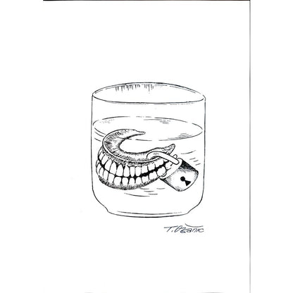 Tomislav Ozanic 29x21cm Orijinal Karikatür BOD04296